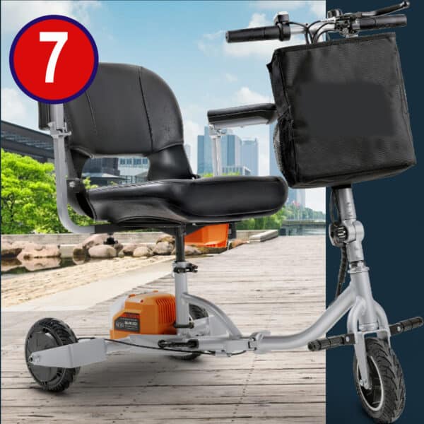 Scooty Eco Plus Deluxe Lightweight Mobility Scooter